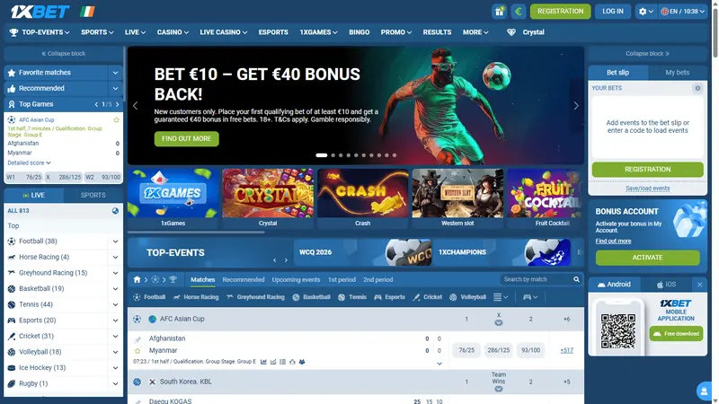 1xBet casino y apuestas deportivas en Argentina