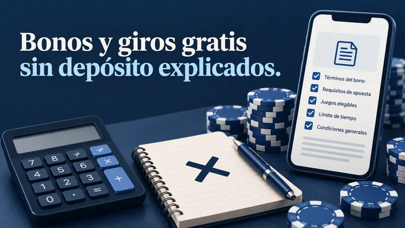 Bonos y giros gratis sin depósito explicados
