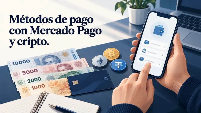 Métodos de pago con Mercado Pago y cripto
